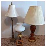 Table Lamp & Picture