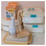 Two Cake Carriers, Two Pie Keepers & More