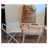 Shower Chair, Shower Bar, Table & More