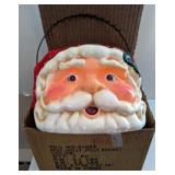 Ceramic Santa Bucket, Approx 5" h