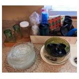 Coke Glasses & Assorted Glassware