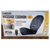 NIB 5-Motor Massage Cushion w/Heat