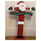 Wooden Stocking Hanger, Approx 37" h