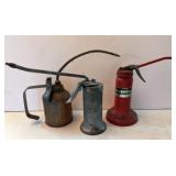 Three Oil Cans