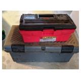Two Plastic Durable Tool Boxes