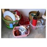 Glasses, Plasticware, Ice Cream Maker & More