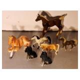 Vintage Plastic Horse, Approx 6" h