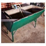 Very Heavy Galvanized Double Sink