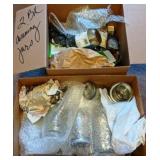 Two Boxes of Canning Jars & Supplies