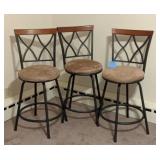 Three Bar Stools