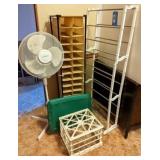 Floor Fan, Shoe Caddy & More