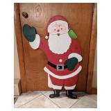 Wooden Santa, Approx 39" h