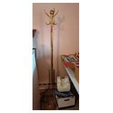 Brass Coat Rack, Vases, Step Stool & More