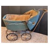 Vintage Wicker Buggy
