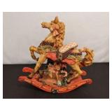 Christmas Horse Music Box