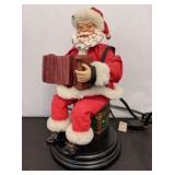 Animated Musical Santa, Approx 12" h