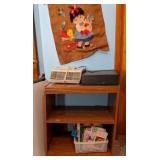 Stand. Wall Decor, VHS Player, Cookbooks & More