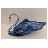 Retro Glass Swan