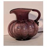 Purple Glass Pitcher