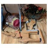 Wooden Rudolf, Christmas Sleigh & Fall Decor