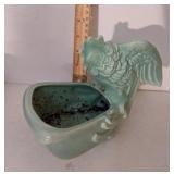 Unique Rooster Planter, Marked USA