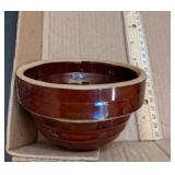 Small Crock Bowl, Approx 5" dia