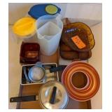 Pitchers, Serving Trays, Sauce Pan, Loaf Pan