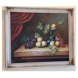 Oil Painting of Fruit