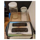 Hamilton Beach 2-Slice Toaster & Canisters