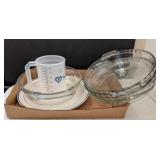 Vintage Glass Pie Plates & More
