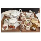 Teapot, Assorted Pitchers, Czech Slovakia Pc