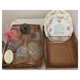 Baking Dish, Wine Glasses, Vintage Plates & More