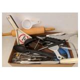 Assorted Kitchen Utensils & Some Flatware