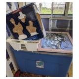 Large Tub, Stain Glass & Nativity Scene