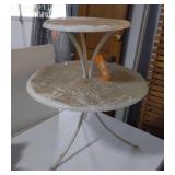 Two Tiered Metal Table