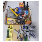 Clamps, Elect Tape, NIB Sanding Block & More