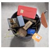 Bucket w/Various Bits & More