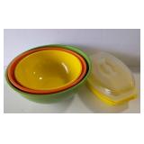 Hard Plastic Colorful Serving Bowls
