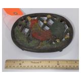 Rooster Trivet, Approx 8" w