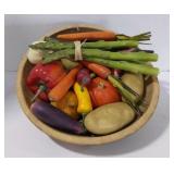 Old Dough Bowl w/Veggies