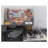 2 Die Cast Harley Davidson Bikes