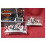 2 Harley Davidson Die Cast Bikes