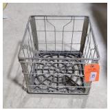 Metal Milk Crate