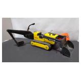 Tonka Metal Bull Dozer w/Back Hoe/Frt Scoop
