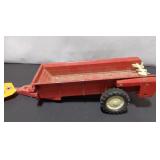 Ertl Manure Spreader, Missing One Wheel