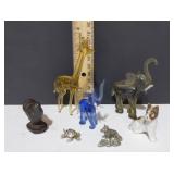 Small Glass Pieces+1 1982 Pewter