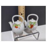 Tea Kettle S&P Shakers w/Stoppers