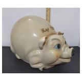 Piggy Bank, Repaired Around Coin Slot