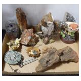 Owl Figurines, Decorative Rock & More