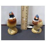 Pheasant S&P Shakers w/Stoppers, Japan